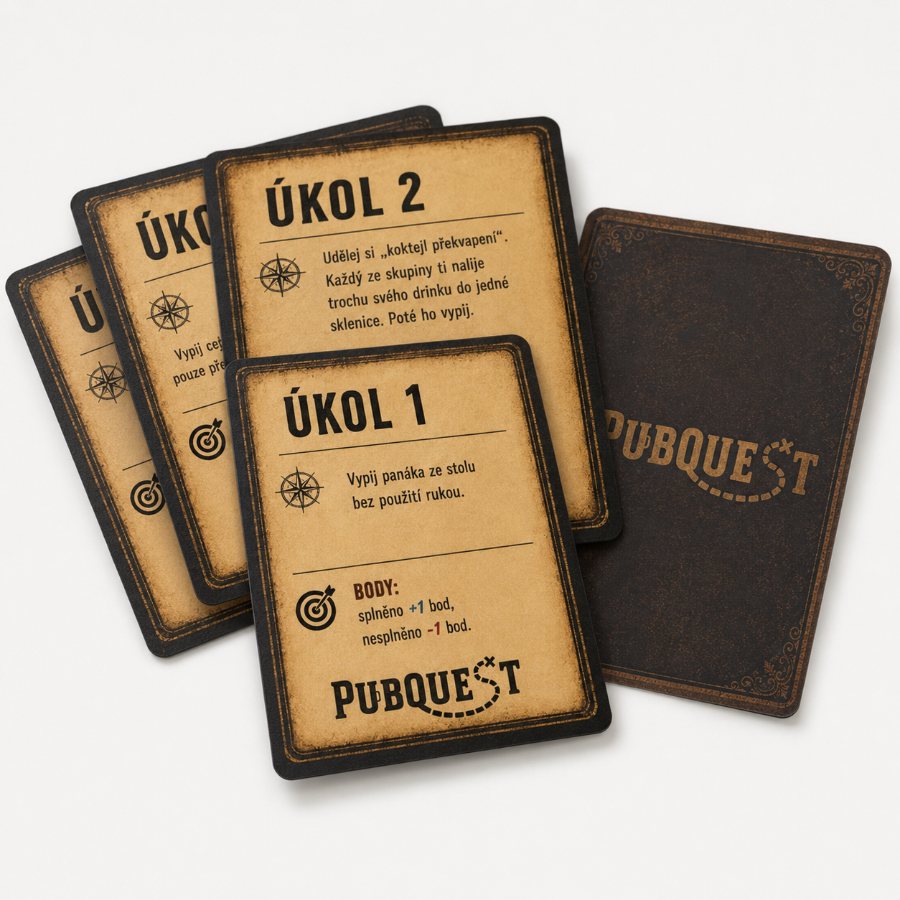 Karty úkolů PubQuest
